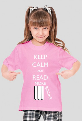 Koszulka dziewczęca Keep calm