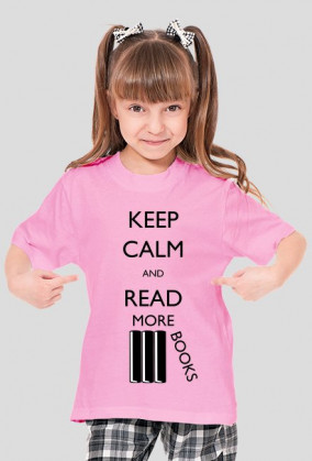 Koszulka dziewczęca Keep calm