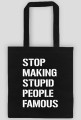Torba Just stop (czarna)
