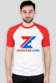 Koszulka z dużym logo Zuzelendu, kolorowe rękawy