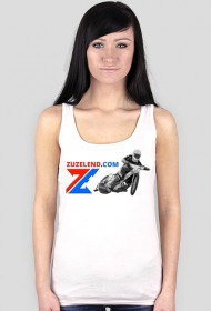 Koszulka Zuzelendu z żużlowcem, damska, bez rękawów