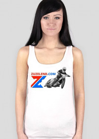 Koszulka Zuzelendu z żużlowcem, damska, bez rękawów