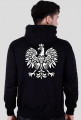 Polski Orzeł Biały (bluza z kapturem) ciemna grafika