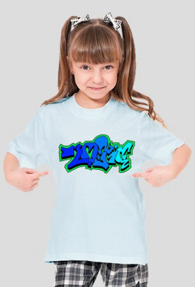 Zosia koszulka z imieniem dla dziewczynki 2. Graffiti