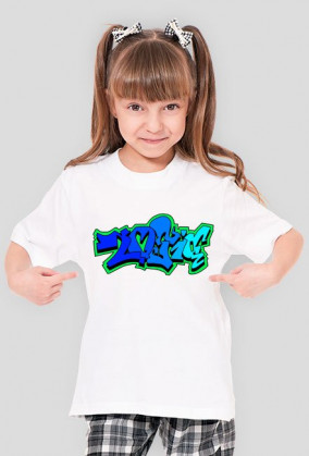 Zosia koszulka z imieniem dla dziewczynki 2. Graffiti
