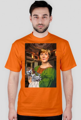 Angela Merkel z Lemurem