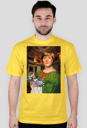 Angela Merkel z Lemurem