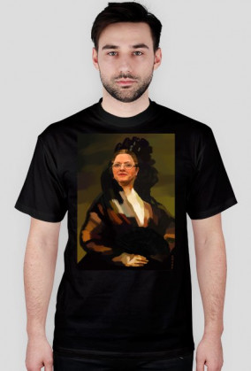 Portret Krystyny Pawłowicz z wachlarzem
