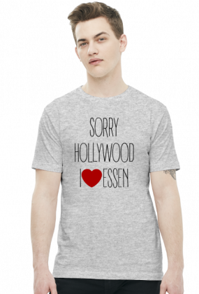 Sorry Hollywood I Love Essen (t-shirt) ciemna grafika