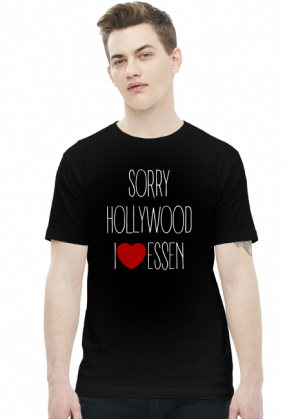 Sorry Hollywood I Love Essen (t-shirt) jasna grafika