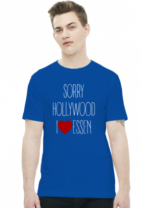 Sorry Hollywood I Love Essen (t-shirt) jasna grafika