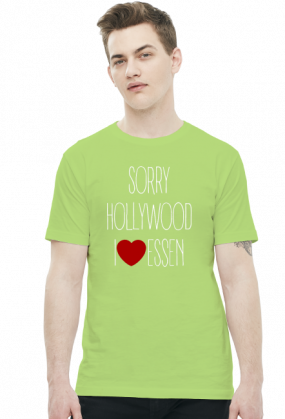 Sorry Hollywood I Love Essen (t-shirt) jasna grafika