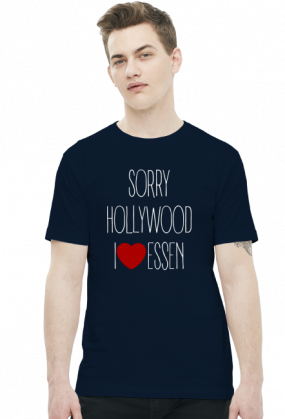 Sorry Hollywood I Love Essen (t-shirt) jasna grafika