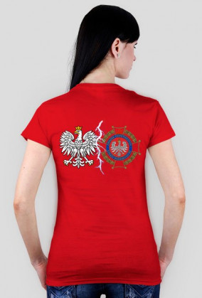 Koszulka POLSKA/ZOSP RP damska