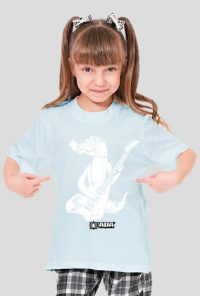 Koszulka dla dziewczynki - Gitara. Pada
