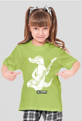 Koszulka dla dziewczynki - Gitara. Pada