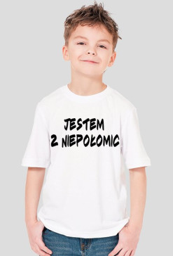 Koszulka dziecięca "Jestem z Niepołomic"