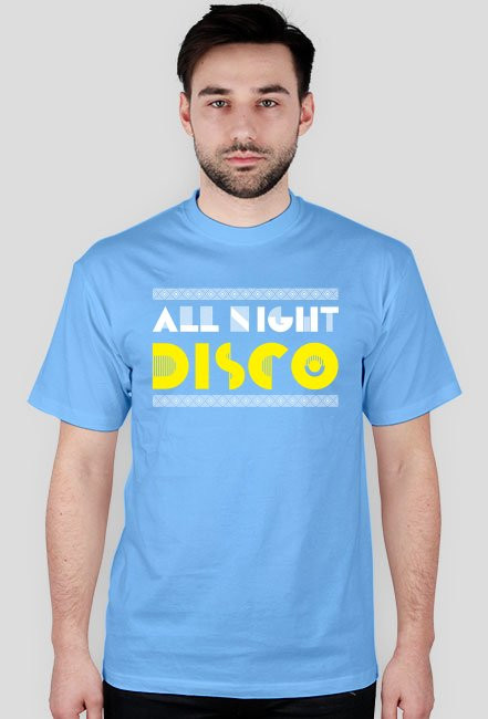 Koszulka męska ALL NIGHT DISCO (różne kolory)