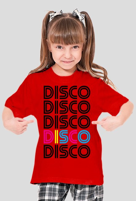 Koszulka dziecięca DISCO (różne kolory)