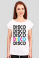 Koszulka damska DISCO - biała