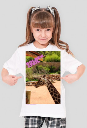 Koszulka dziewczęca "żyrafa"