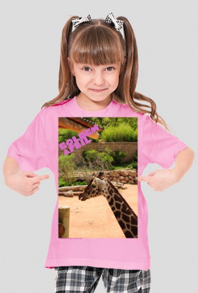 Koszulka dziewczęca "żyrafa"