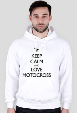 Bluza Biała z logo MotoCross