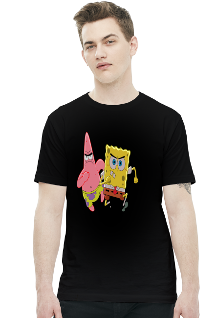 Męska Spongebob Czarna