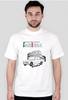 Koszulka Alfa Romeo Giulia biała