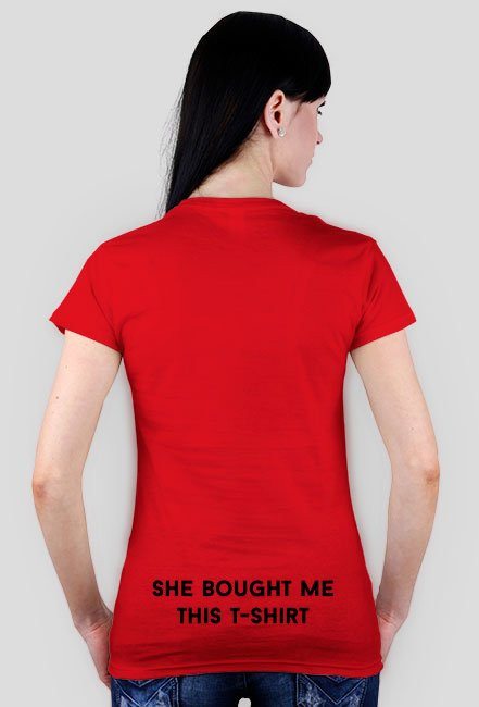 Koszulka damska - MY GIRLFRIEND IS MY QUEEN (różne kolory)