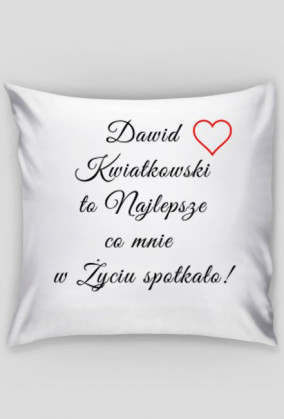 Poduszka Dawid Kwiatkowski#4