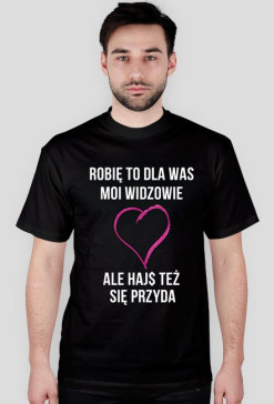 Koszulka Serce - Czarna