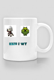 kubek z napisem Eziu i wy