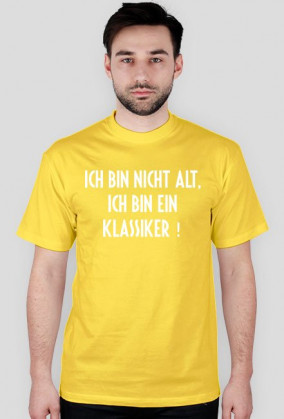 Ich bin nicht alt, ich bin ein Klassiker (t-shirt) dark