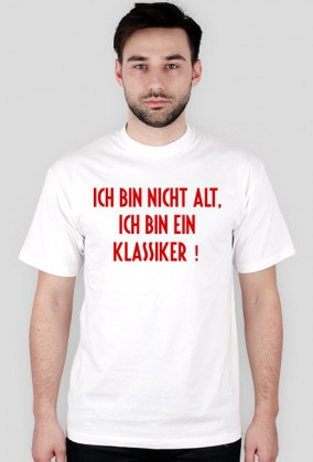 Ich bin nicht alt, ich bin ein Klassiker (t-shirt) red
