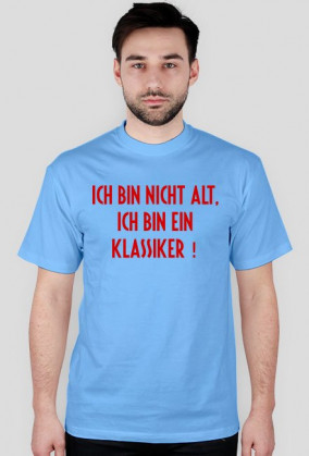 Ich bin nicht alt, ich bin ein Klassiker (t-shirt) red