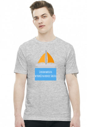 Szukam wariata w podróż na koniec świata (t-shirt)