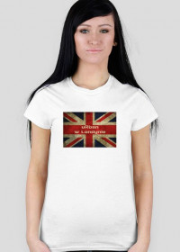 Koszulka damska uRban w Londynie Union Jack