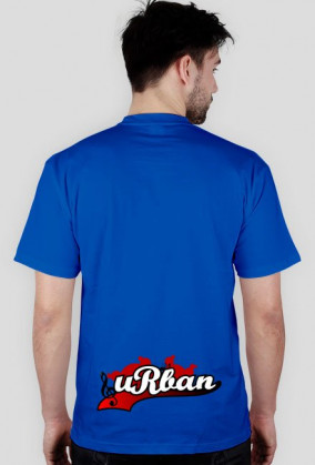 T-shirt uRban nadruk na plecach