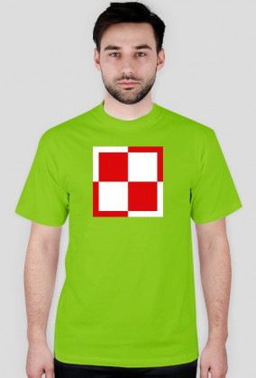 T-shirt uRban szachownica małe logo uRban na plecach