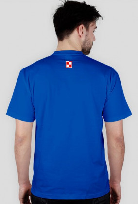 T-shirt uRban logo front - szachownica na plecach