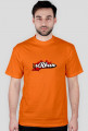 T-shirt uRban logo front - szachownica na plecach