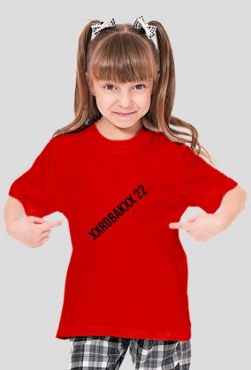 robakowa koszulka dziecięca (dziewczyny)