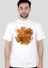 Koszulka Iceen! [ Pomarańczowo-Biała ]
