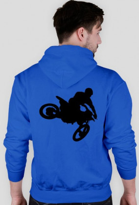 MOTOCROSS  (BLUZA MĘSKA NIEBIESKA)