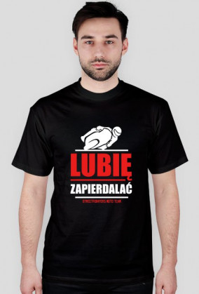 Koszulka Street-fighter's Lubię Zapie*dalać  (czarna)