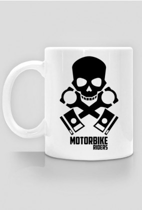 Motorbike riders skull - kubek