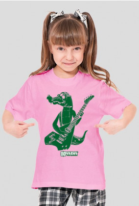 Koszulka dla dziewczynki - Gitara. Pada