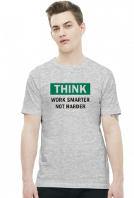 Work Smart Not Hard v4 (t-shirt) ciemna grafika