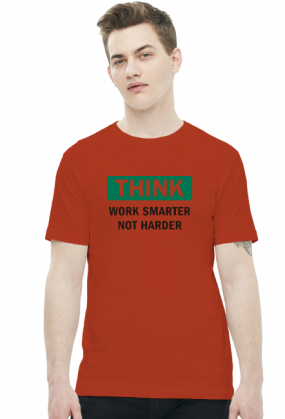 Work Smart Not Hard v4 (t-shirt) ciemna grafika